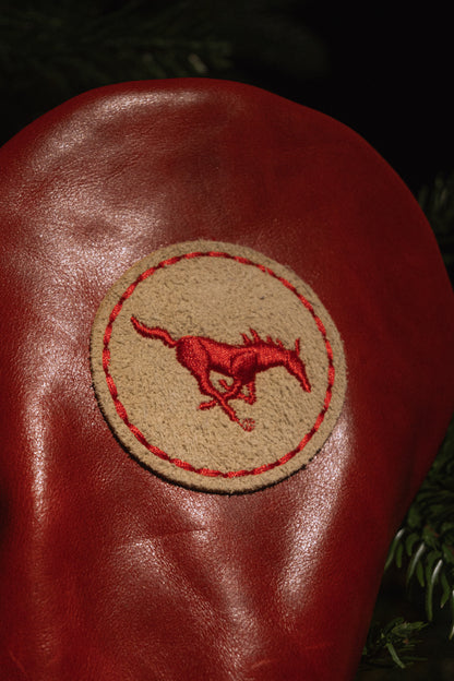 RED "MUSTANG STANDARD" FAIRWAY WOOD COVER