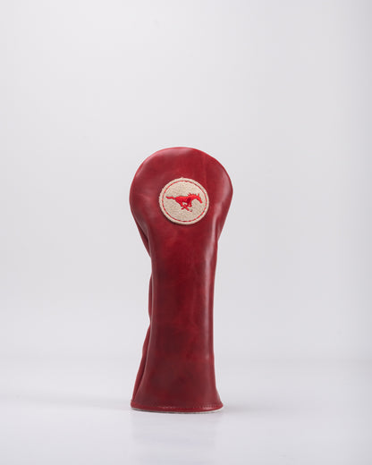 RED "MUSTANG STANDARD" FAIRWAY WOOD COVER